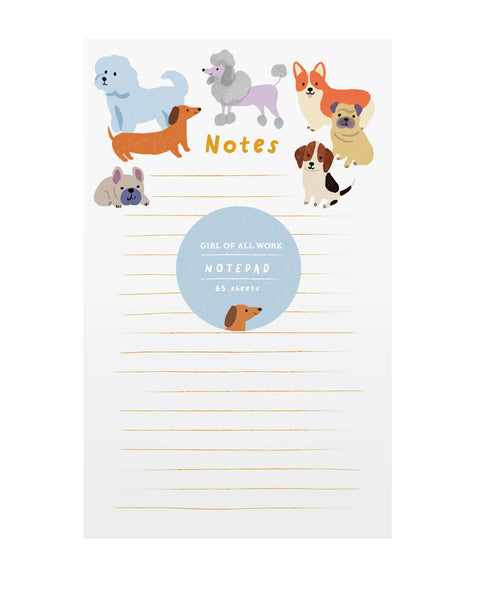 Girl of All Work - Dogs Notepad