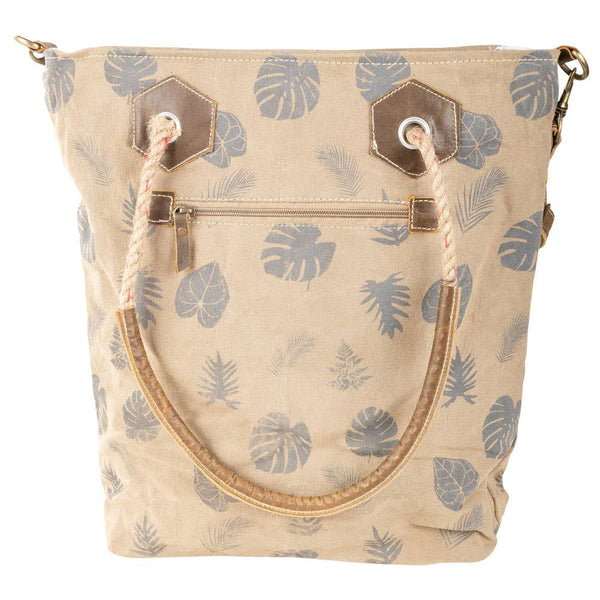 Clea Ray Canvas Bags & Clothing - Floral Dragonfly Tote