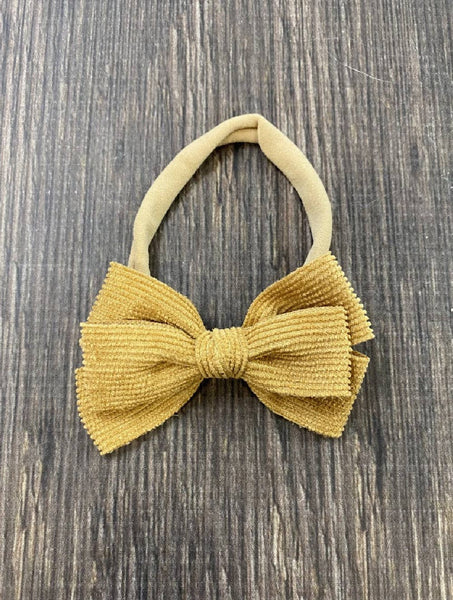 The Hair Bow Company - Corduroy Bow Headband