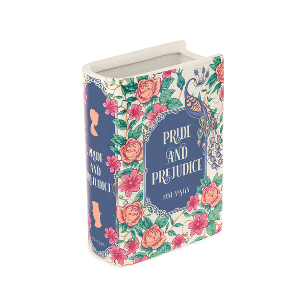 Steel Mill and Co. - Large Book Vase, Pride and Prejudice