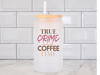 The Potted Oasis - True Crime Frosted Glass Tumbler