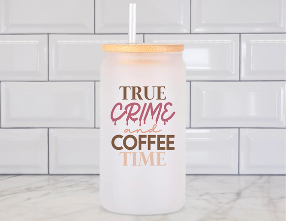 The Potted Oasis - True Crime Frosted Glass Tumbler