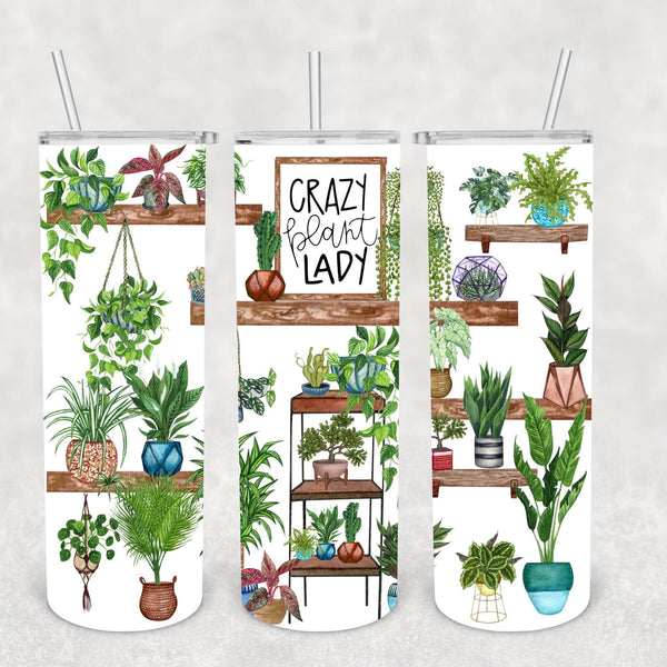 The Potted Oasis - Crazy Plant Lady Tumbler