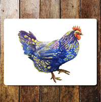 The British Metal Signs Company - Hen chicken farm art Metal Wall   Sign