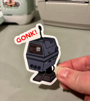 Graceful Darkness, LLC - Gonk, Droid, Star Wars, Vinyl Sticker