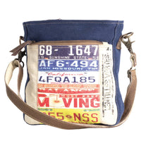 Clea Ray Canvas Bags & Clothing - Crossbody License Plate