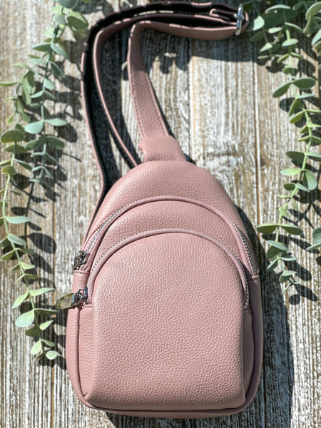 Harris Girls & Co. - "The Selena" Pink Sling Bag