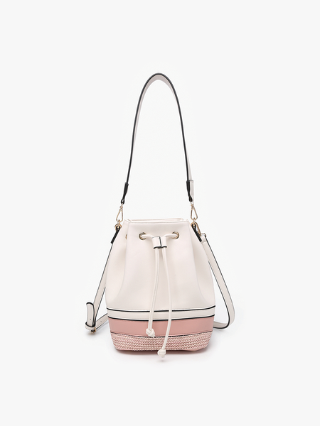 Jen & Co. - M2336 Darcy Tri-Color Bucket Bag