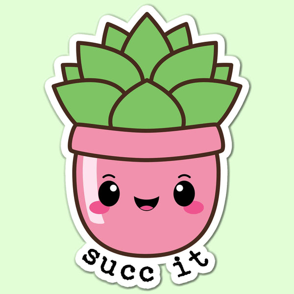 Mugsby - Succ It Sticker Decal