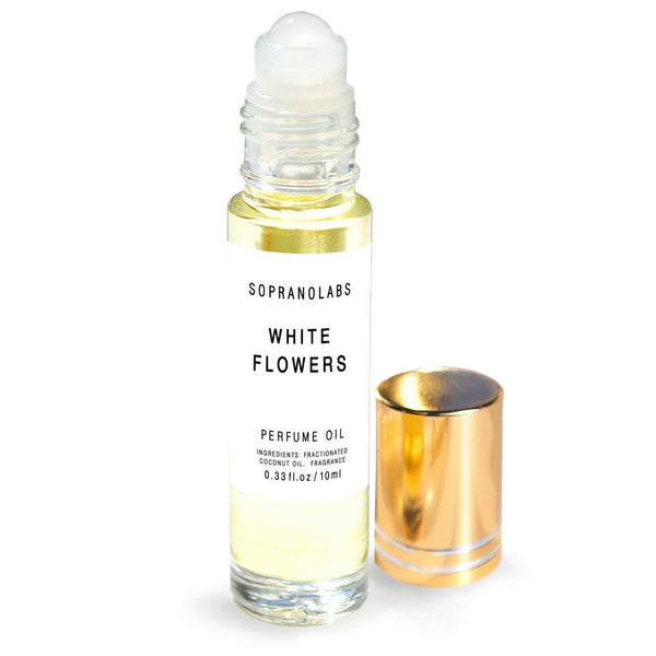 SopranoLabs - White Flowers Vegan Perfume Oil. Gift for her