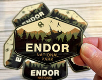 Graceful Darkness, LLC - Endor National Park, Vinyl Sticker