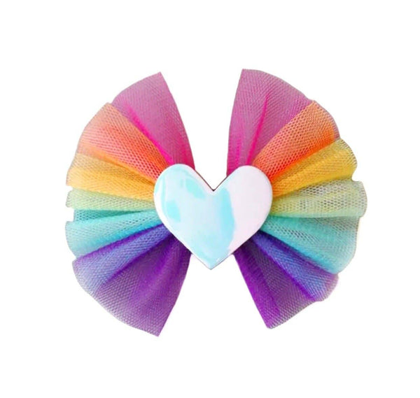 Mavi Bandz - Tulle Heart Hair Bows