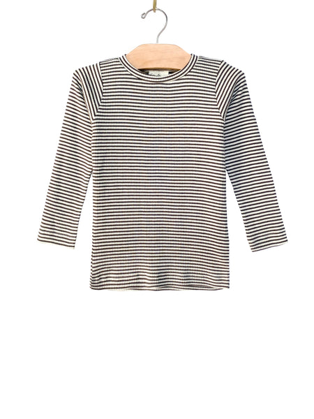 City Mouse Studio - Basic Tee- Natural Stripe