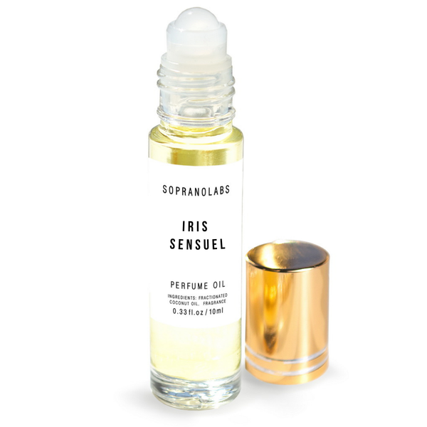 SopranoLabs - IRIS SENSUEL Vegan Perfume Oil. Gift for her. Roll on 10 ml