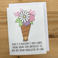 Craftinista Girl - Mother's Day From Daughter-in-Law Card