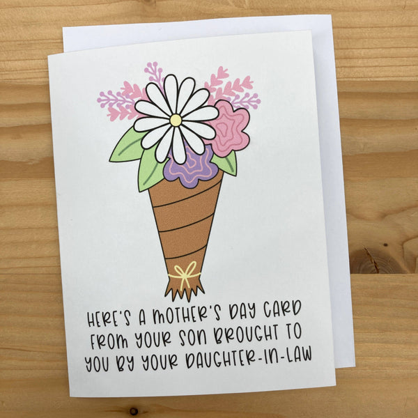 Craftinista Girl - Mother's Day From Daughter-in-Law Card