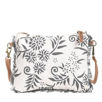 Clea Ray Canvas Bags & Clothing - Canvas With Flowers And Fringe Trim