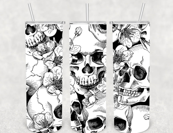 The Potted Oasis - Skull Tumbler