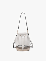 Jen & Co. - M2336 Darcy Tri-Color Bucket Bag