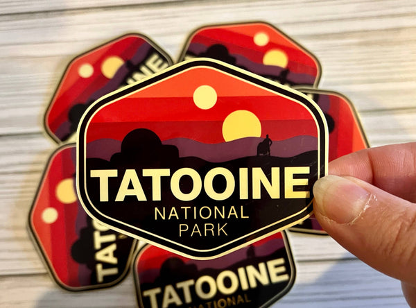 Graceful Darkness, LLC - Tatooine National Park, Vinyl Sticker