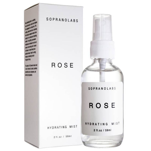 SopranoLabs - Rose Hydrating Mist. Organic Face Toner.