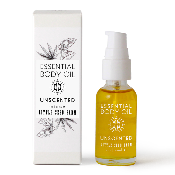 Little Seed Farm - Mini Unscented Essential Body Oil - 1oz