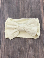 The Hair Bow Company - Cable Knit Bow Headband