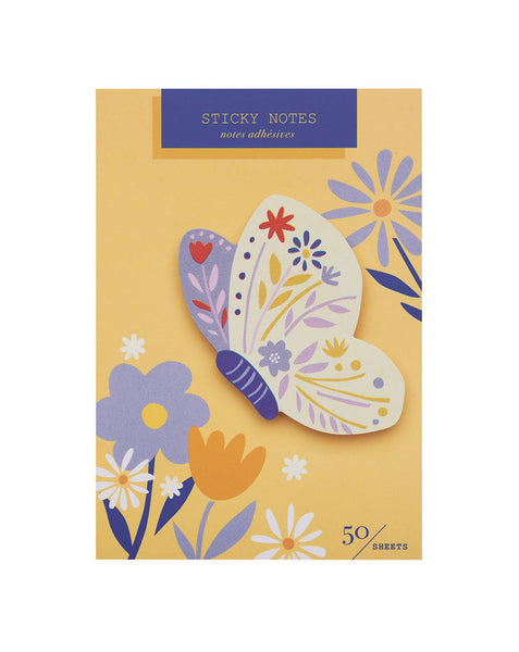 Girl of All Work - Butterfly Die Cut Sticky Notes