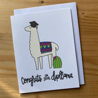 Craftinista Girl - Dipllama Card