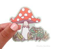 Lucky Sardine - Toad, Frog Mushroom Vinyl Sticker