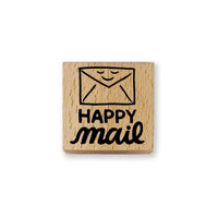 Wit & Whistle - 50% off - Happy Mail Rubber Stamp