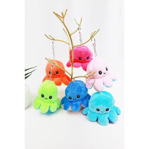 Love and Repeat - Reversible Octopus Plushie Key Chain