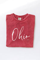 OAT COLLECTIVE - OHIO EST.1803 Mineral Washed Graphic Top