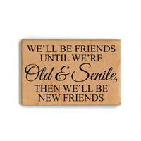 Driftless Studios - We'll Be Friends Until We Are Old & Senile Magnet