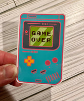 Graceful Darkness, LLC - Game Over, Game Boy, Vinyl Sticker