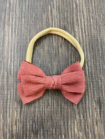 The Hair Bow Company - Corduroy Bow Headband