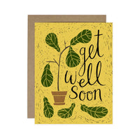 Wit & Whistle - Get Well Fig Tree Card