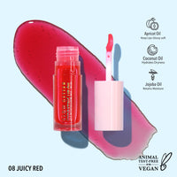 Moira Cosmetics - Glow Getter Hydrating Lip Oil (008 Juicy Red)