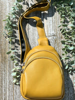 Harris Girls & Co. - "The Selena" Yellow Sling Bag