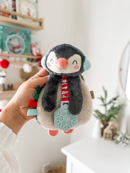 Itzy Ritzy - *NEW* Holiday Penguin Itzy Lovey™ Plush + Teether Toy