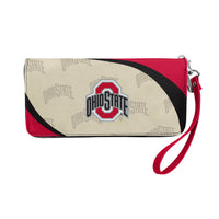 Little Earth Productions - NCAA Ohio State Buckeyes Curve Organizer Zip Wallet