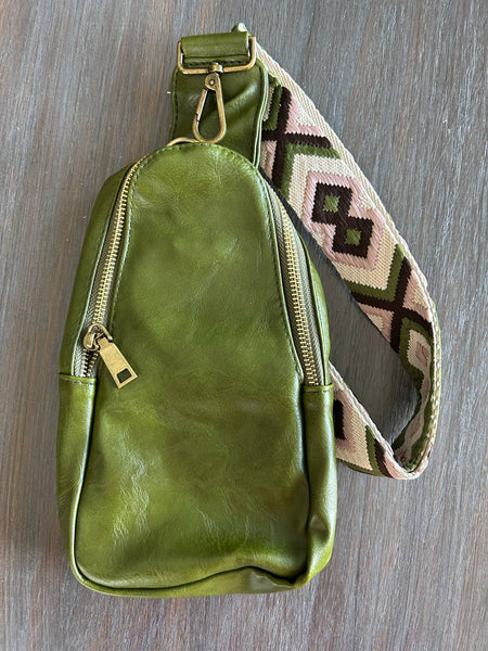 JILLIAN INK LLC - Soft Vegan Leather Crossbody Bag