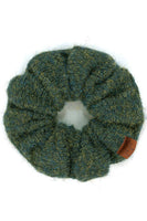 Hana - C.C Multi Yarn Knit Solid Color Soft Scrunchies