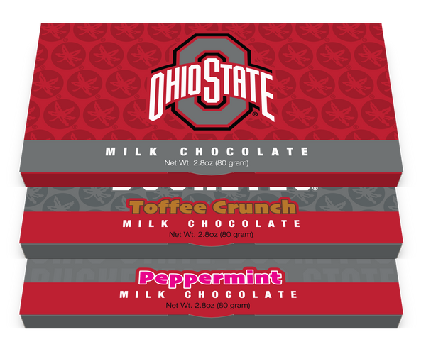 Game On Foods - Ohio State Buckeyes Chocolate Bars (Christmas Pack)